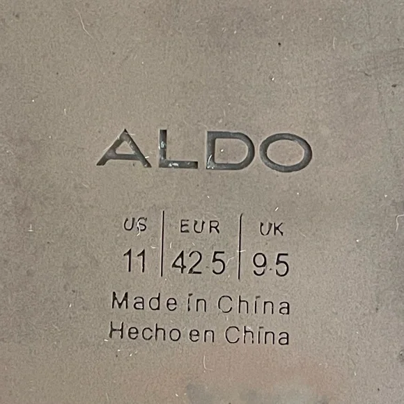 Aldo Elenaa Slide Sandal Brown Size 11 - Picture 12 of 13